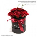 Pudełko (kolor do wyboru) z różami